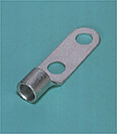 低圧開閉器用圧着端子(二ツ穴端子)