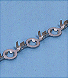 Ring tongue terminal (With toothed lock)