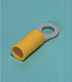 Ring tongue terminal (R-type, Vinyl-insulated) (straight)