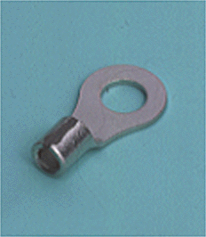 Ring tongue terminal (R-type, Non-insulated/of nickel)