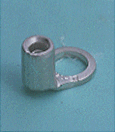 Ring tongue terminal (R-type, Non-insulated/Bent at 90 degrees)